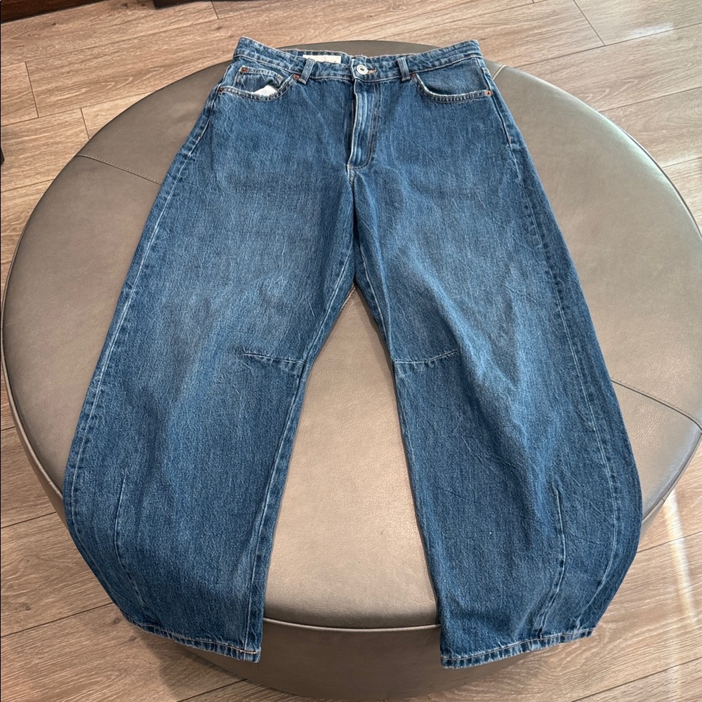 Zara balloon Blue Jeans